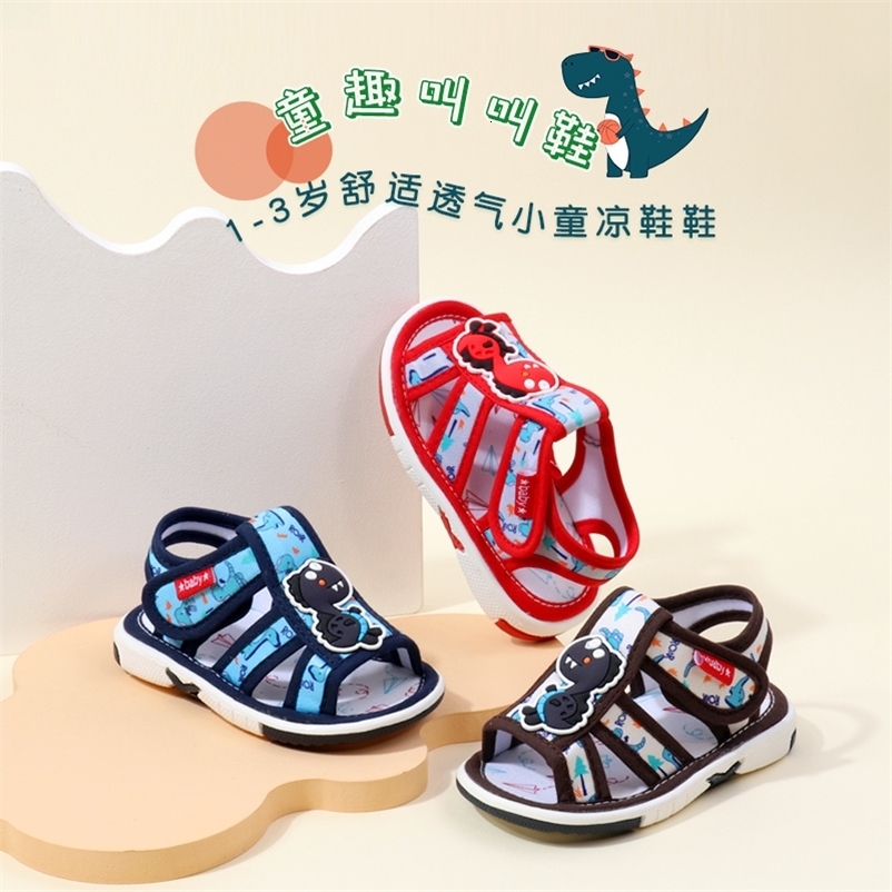 Baby Sound Shoes Toddler Sandal High Quality Cute Animal for Boys and Girls Kid Squeaky Sneaker MY2402 250219