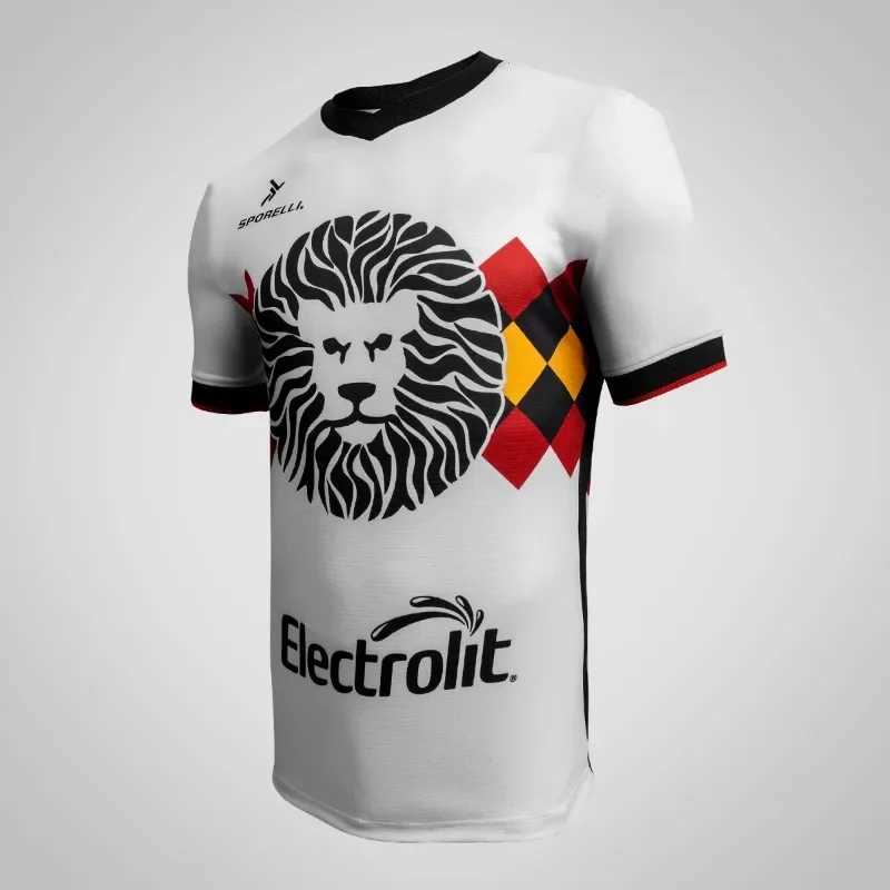 Men's Tracksuits 2024 Autumn/Winter New Mens Fashion 3D Printed Leones Negros 2024-25 Pre Match Shirt Sports T-shirt Loose Sports Short Sleeve z2