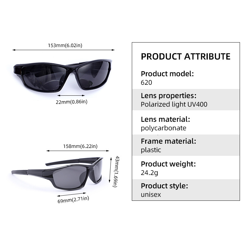2025 New Trendy Outdoor Sports Sunshade Polarized Cycling Glasses Men's and Women's Sunglasses