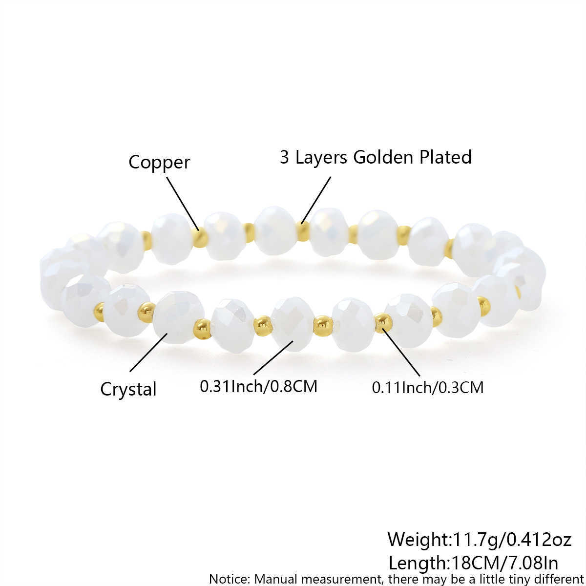 Charm Bracelets Bohemian vacation style bracelet beach style bead colorful and simple temperament handmade high-end pearl bracelet for women H25220