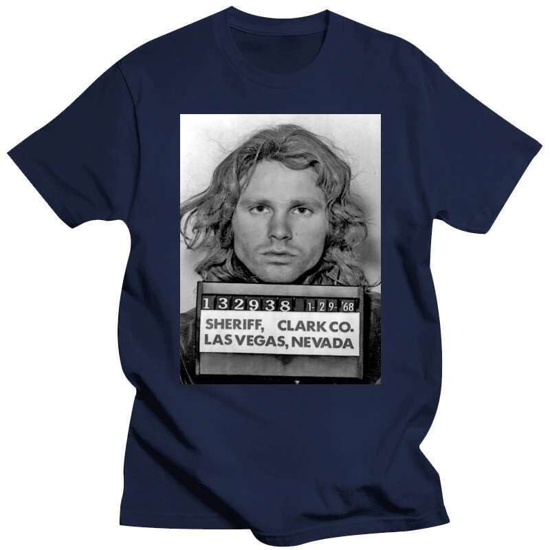 Jim Morrison Mugshot shirt, Jim Morrison vintage unisex T-shirt