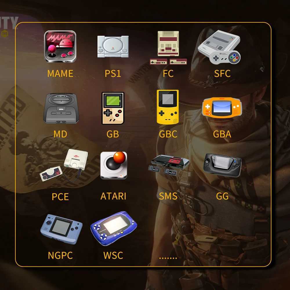 SF3000 4.5 Inch IPS Screen Portable Handheld Player Retro Video Game Console Built-in 20000+ Games for PS1/GBA/SFCC250220