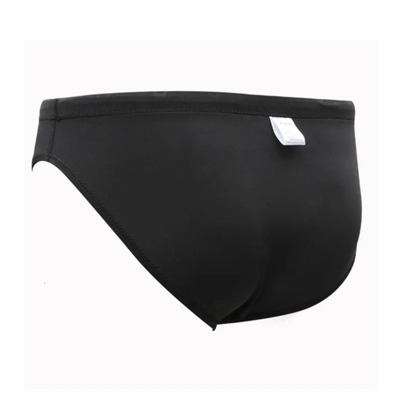 Mens Swimwear Black Breathable Quick Dry Swim Trunks Male Simple end Fashion Stretch Swimsuits Bathing Suits Surfing Wear 250220