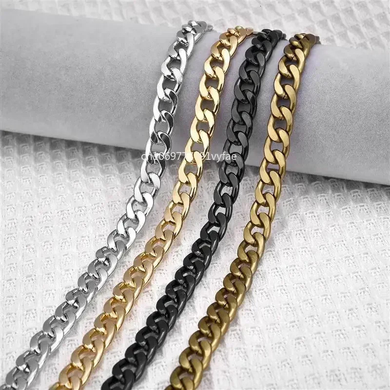 Metal Aluminum Bag Chain Replacement Parts Accessories For HandWoven Shoulder Handbag DIY Handmade Detachable Straps 250213