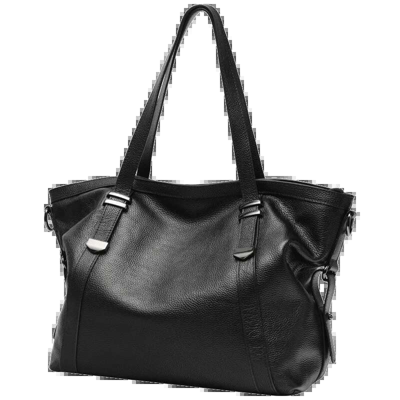 2024 New Fashion Women Handbags European Designer Cow Genuine Leather Shoulder Bags Female Brand Crossbody Large Bag