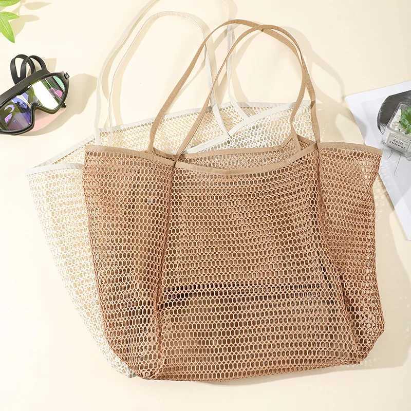 Summer Fashion Beach Swimming Tote Bag Women Large Capacity Travel Storage Bags Multifunctional Shopping Wallet Travel Bag Z250219
