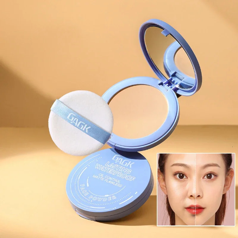Translucent Bronzer Powder Makeup Nude Face Oil Control Matte Brighten Waterproof Set Press Loose Powder Korean Dupes Cosmetics 250214