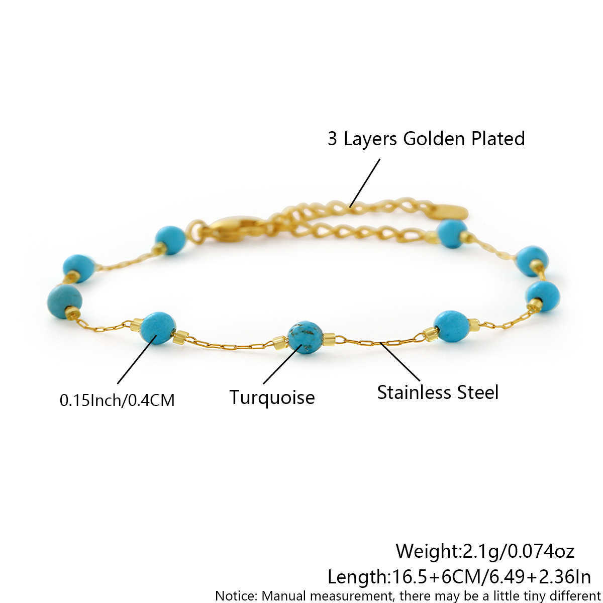 Charm Bracelets Bohemian vacation style bracelet beach style bead colorful and simple temperament handmade high-end pearl bracelet for women H25220