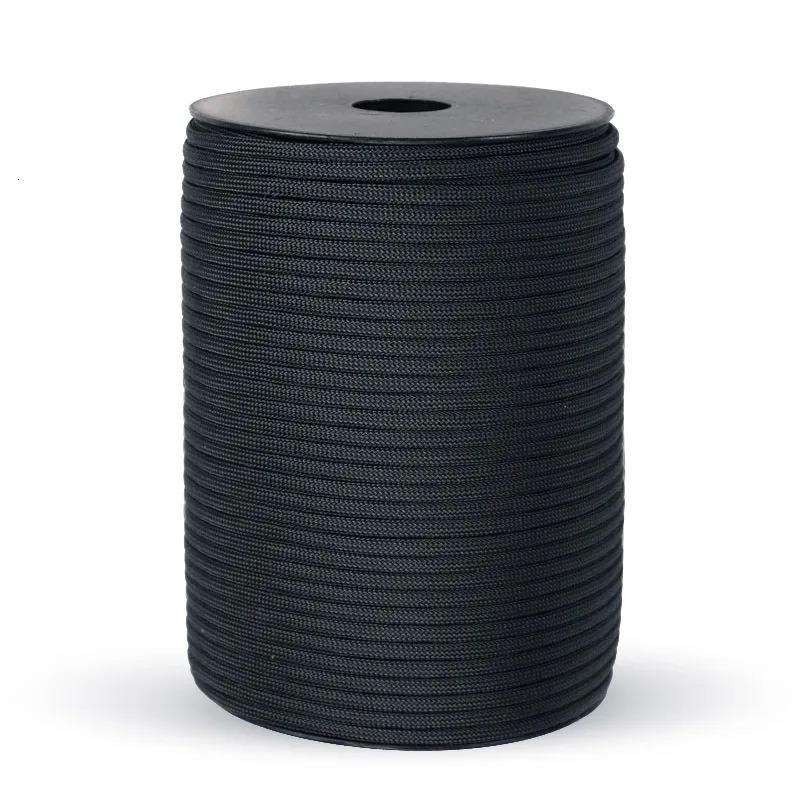 100M 550 military standard 9core umbrella rope 4mm outdoor survival tent 250213