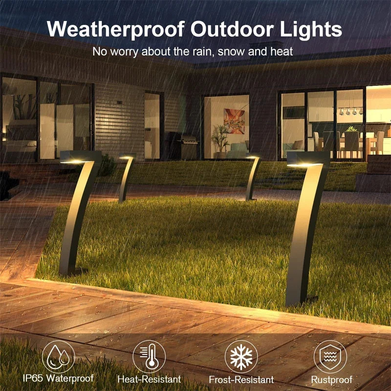 4/8 Pcs Solar LED Light Garden Lights Outdoor Lighting IP65 Waterproof Lawn Path Spotlight for Yard Driveway Walkway Patio Decor 250220