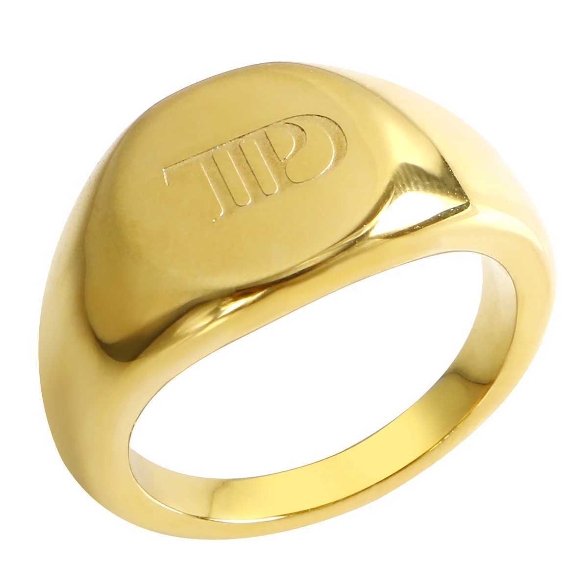 JINHUI TTPD Engraved Letter Rings For Wen Stainless Steel Metal The Tortured Poets Department Ring Waterproof Fashion Jewelry X250220