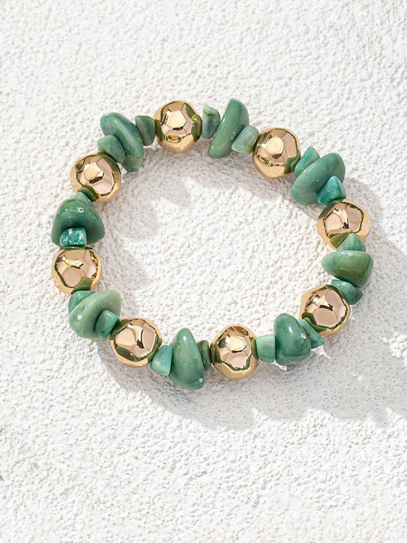Charm Bracelets Bohemian Funko Cute Turquoise Acrylic Jewelry Set Necklace and Earrings Qingdao Jewelry H25220