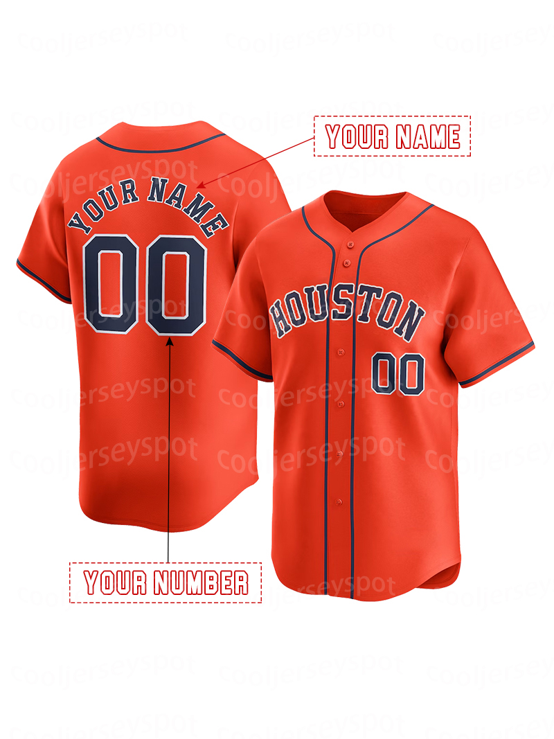Mens/Youth Baseball Stitched Jerseys Jose Altuve Jeremy Pena Yordan Yordan Alvarez Diaz Josh Hader Custom HoustonJersey