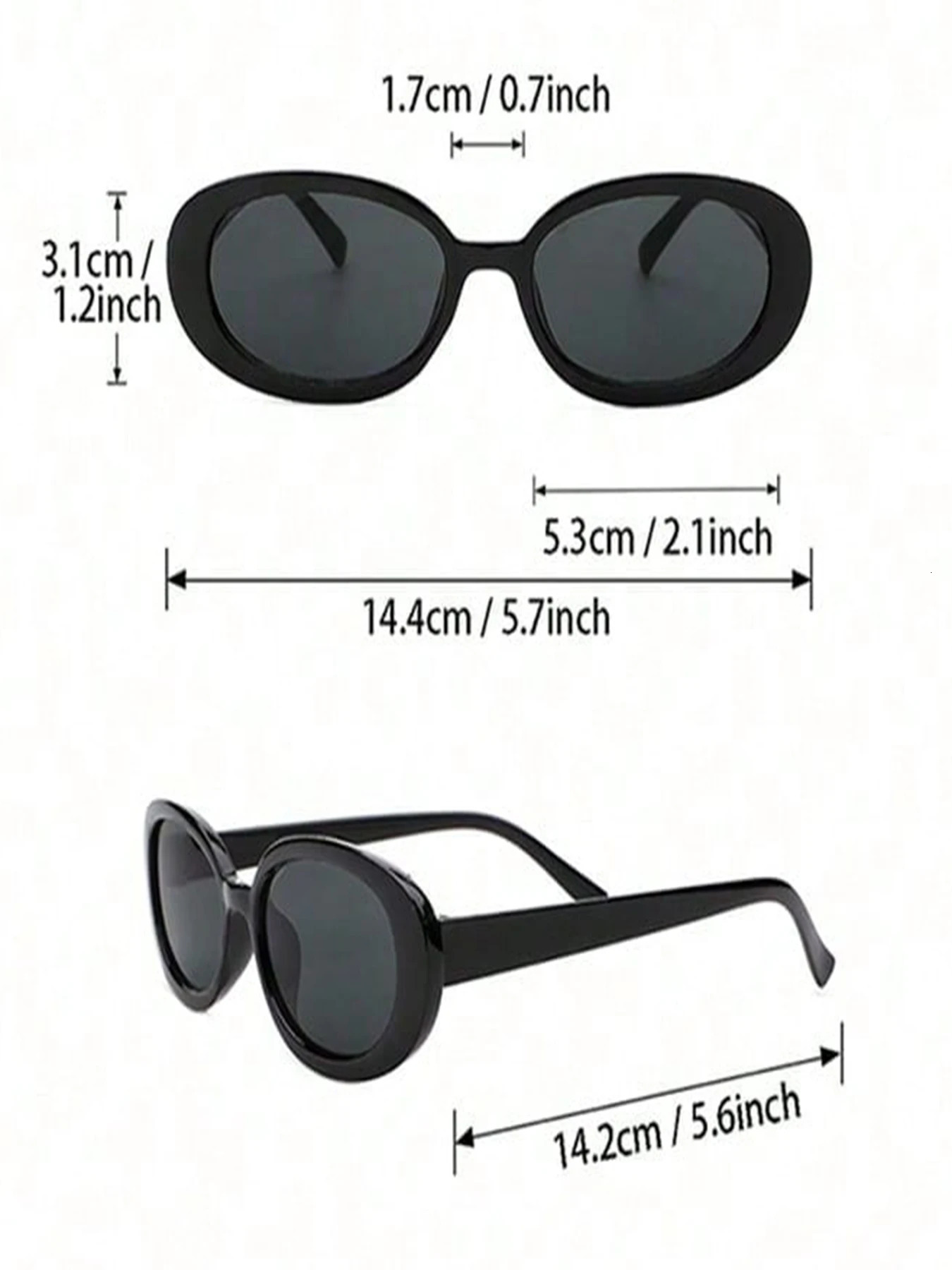 5PCS Unisex Metal Plastic Fashion Sunglasses For Street Pography And Daily Travel 250214