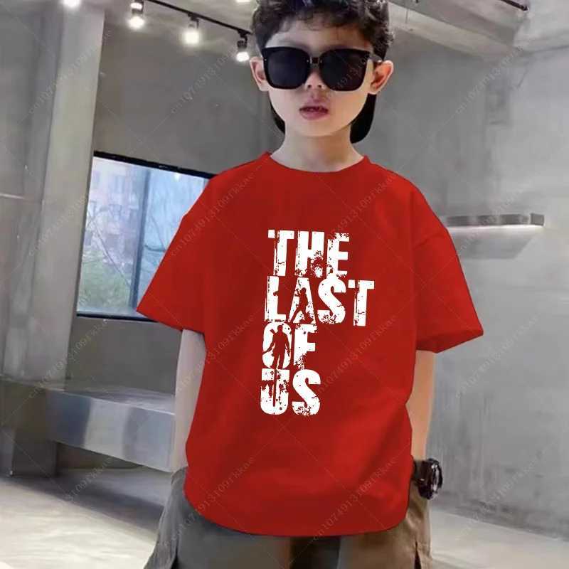 T-shirts The Last of Us T-Shirts Game Cotton Print Streetwear Children Casual Fashion Oversized Short Sleeve Shirt Kid Tee Tops Boys Teen H250220