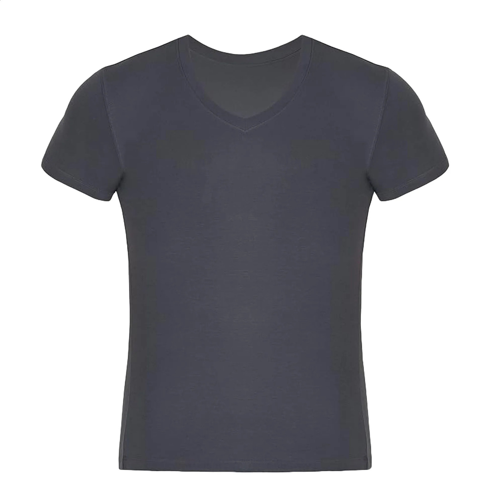 V Neck T Shirts for Men Rayon Made from Bamboo Tees Moisture Wicking Undershirts 1 Pack 250217