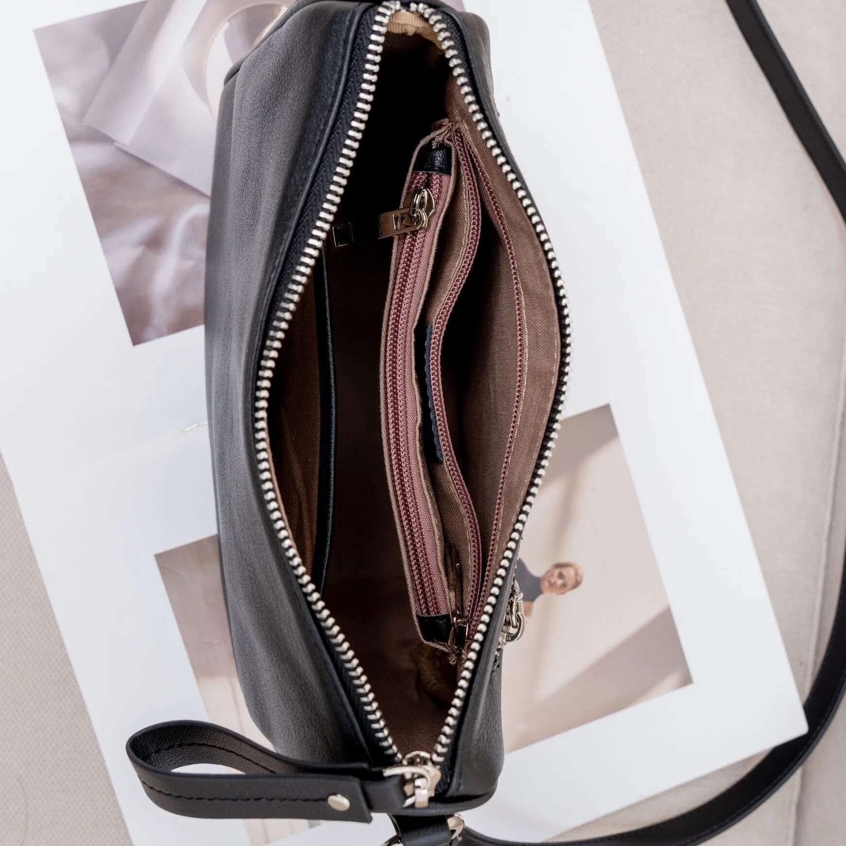 Genuine Leather Small Fashion Shoulder Crossbody Designer Bag For Women