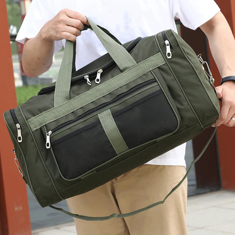 Large Capacity Storage Bag Outdoor Travel Bag Black Green Waterproof Portable Bag Travel Duffle Women Handbag Soft 250214