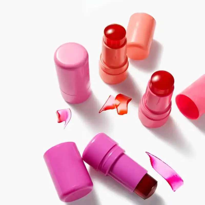 Jelly B Stick Tint Face Makeup Customized Cruelty Free Private Label Jelly Ber Magic Pink Rose Cheek Cosmetics BulkW250220