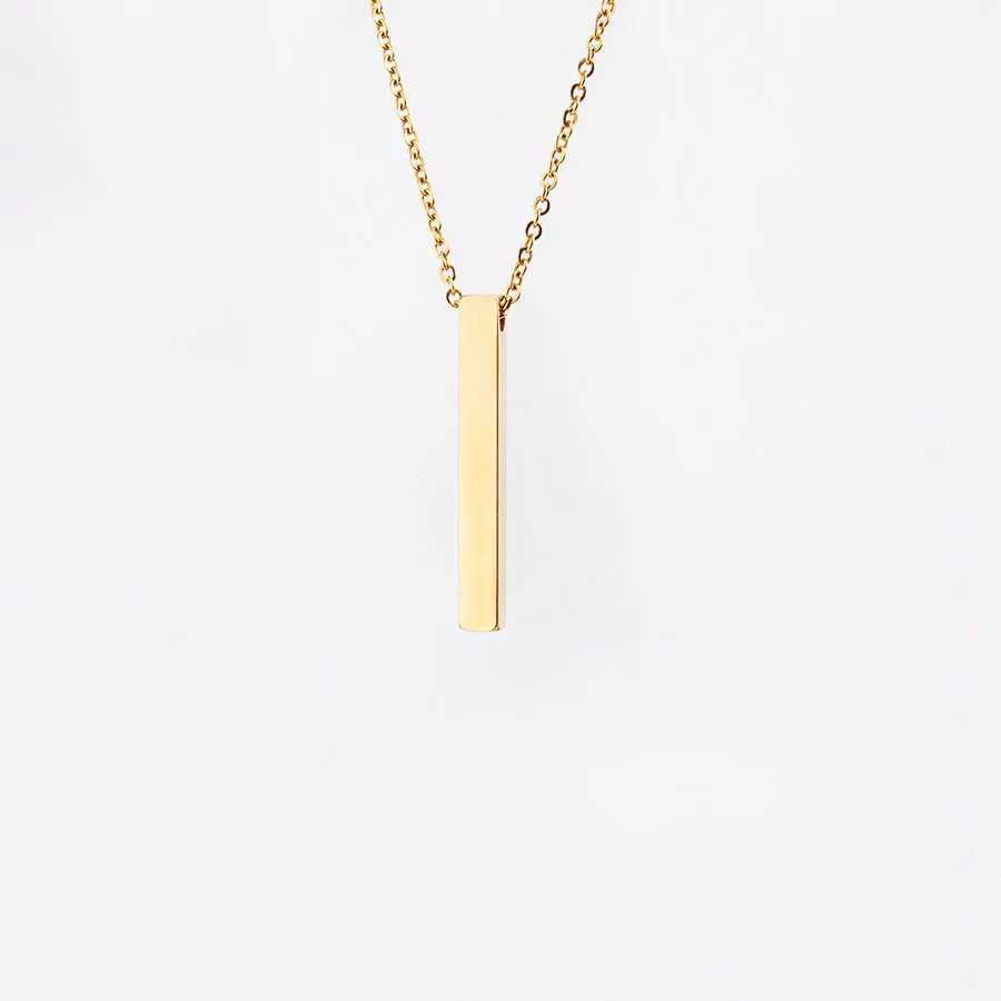 10PCS square Necklace for Men Women Stainl Steel Cable Chain Necklaces Wholesale free shippingXJ250219