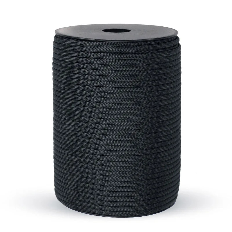 100M 550 Military Standard 9core Umbrella Rope 4mm Outdoor Survival Tent Tether Strap Clothing 250213