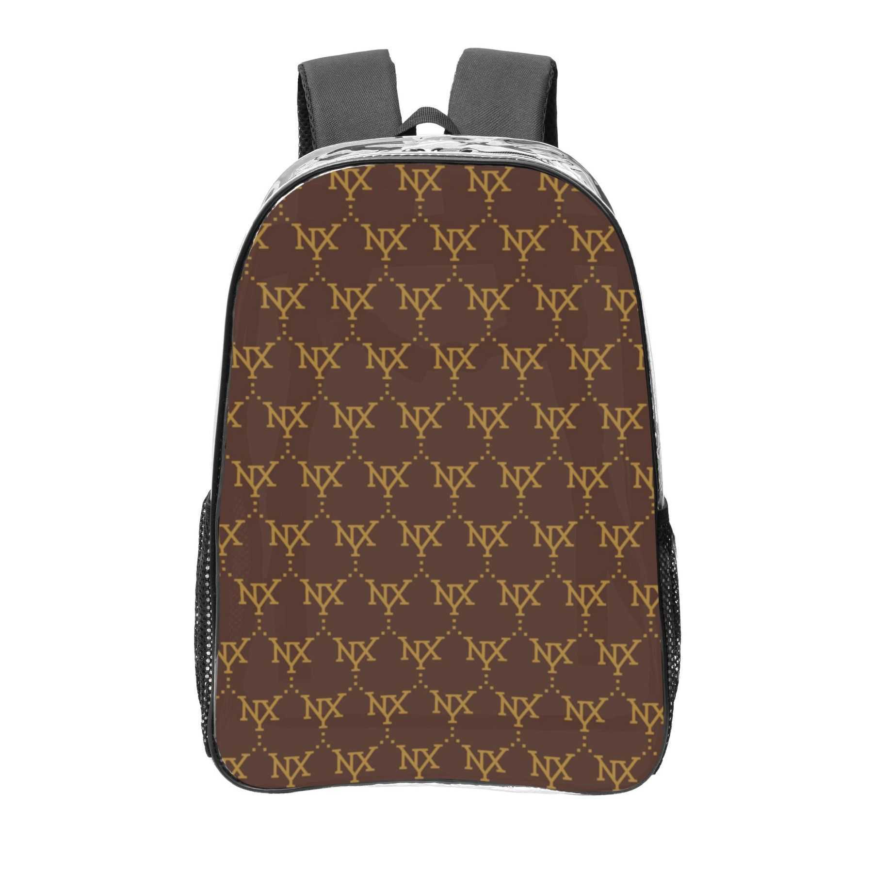 NXY Pvc Backpack Designers Back Pack Mens Bags Casual Lightweight Travel Backpacks Women Print Street Bookbag Bagpack 250220