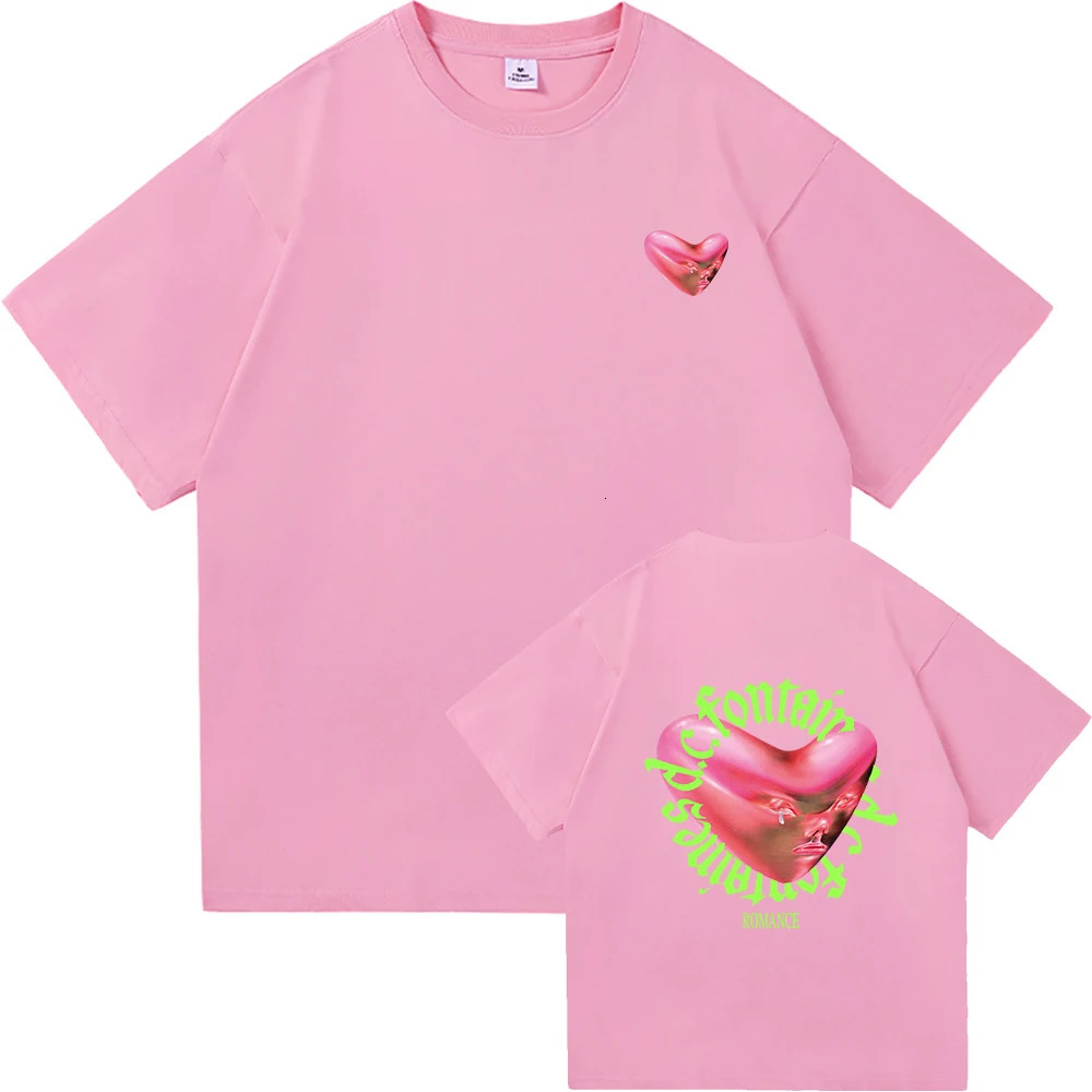 Fontaines D.C.Romance T Shirt in The Modern World Men Clothing Harajuku T-Shirt Unisex High Quality Tops Cotton Tees Shirts 250220