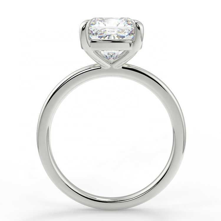 AU750 18K Solid Gold Moissanite Ring Moissanite Halo Rings Gold Rings Women