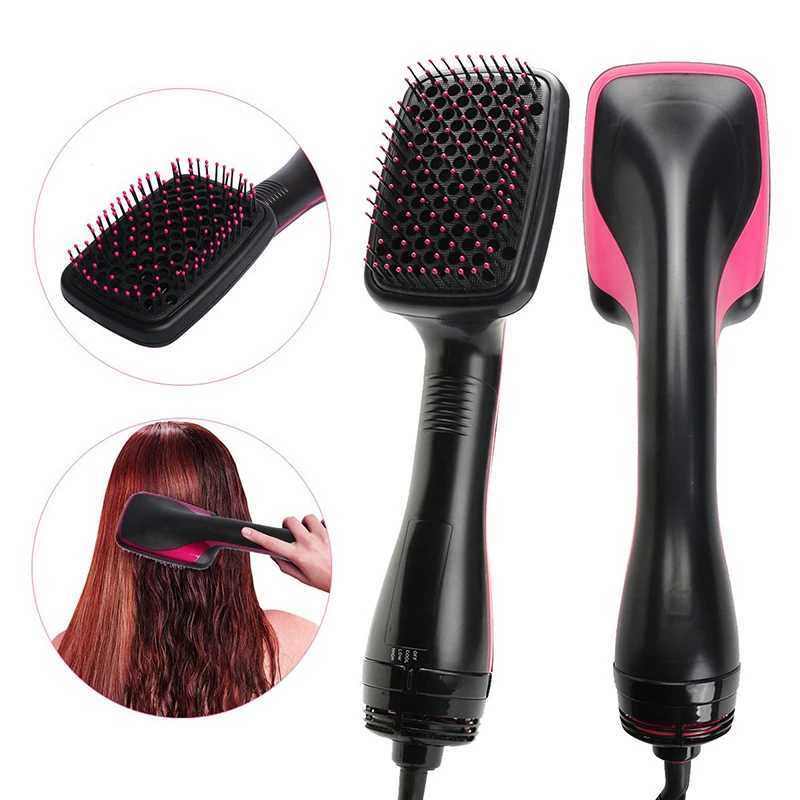 Hair Dryer One Step Electric Hot Air Brush Travel Hairdryer Hairbrush Professional Hair Straightening Hairbrush Styling Tool W250220