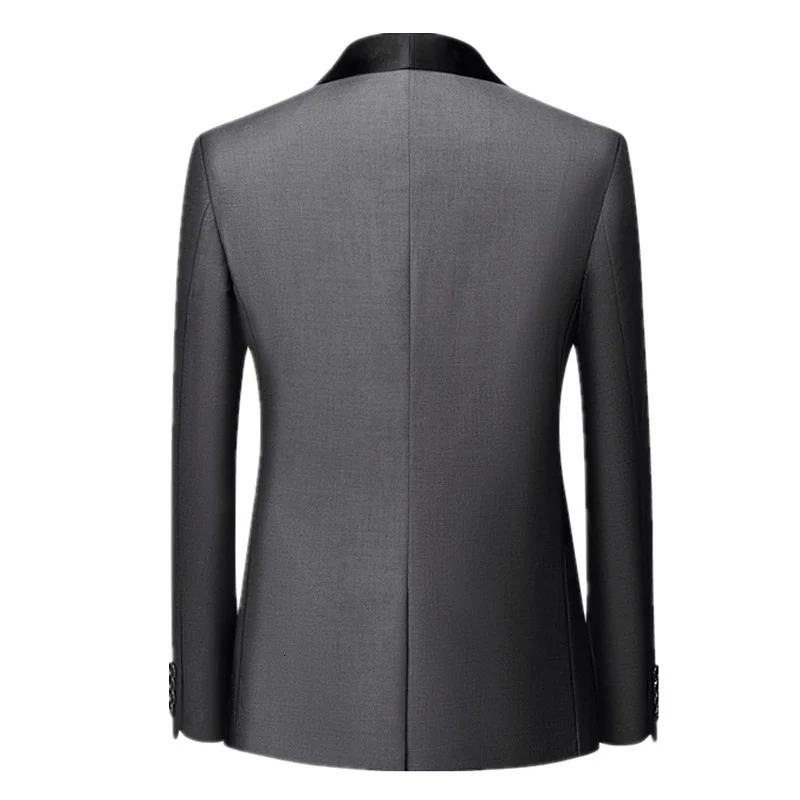 Mens tight fitting Terno Masculino formal slim evening gown ball set/Mens groom wedding jacket 250220