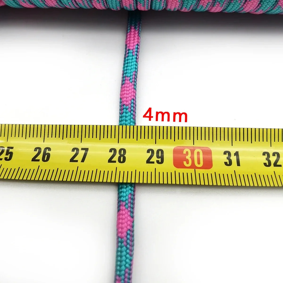 Color Dia 4 MM 31 Meters 9 stand Cores Paracord Parachute Cord Lanyard Tent Rope For Hiking Camping Clothesline DIY Bracelet 250213
