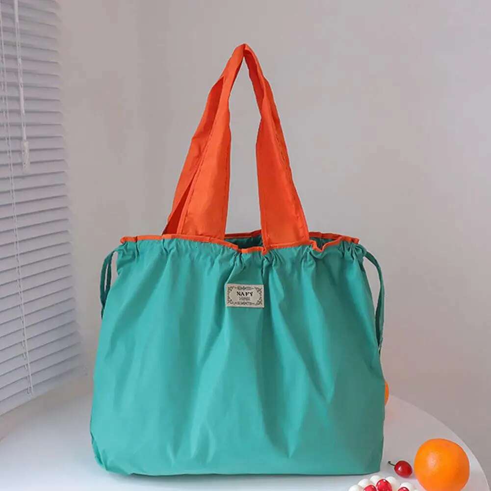 Environmentally Friendly Shopping Home Foldable One Shoulder Carrying Supermarket Grocery Bag swissmilitary
