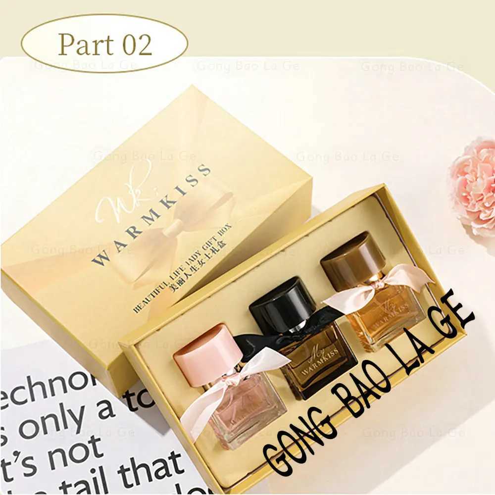 Beautiful Lady Gift Box 75ml Three Piece Set Lasting Fragrance Perfume Balminess Scent Pheromone Eau De Parfum Cologne ToiletteXJ250220