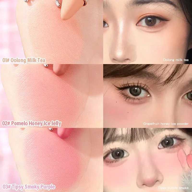 Smear Ber Stick Cream Orange Red Face Shadow Powder Facial Outline B Cream Crayon Pink Tone eye shadow Ber MakeupW250220