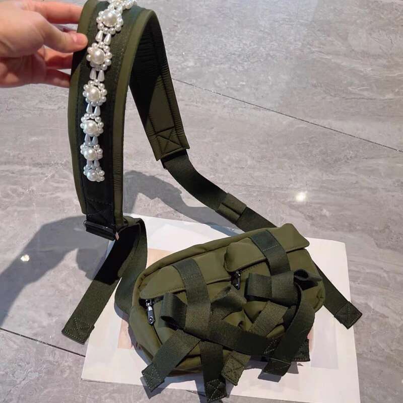 Bow Decoration Messenger Square Bags For Women Designer Handbags And Purses 2024 New In Fashion Pearl Shoulder Crossbody