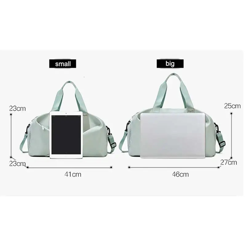 Women Sports Gym Bag Travel Dry Wet Bags Multifunction Swimming Shoulder Messenger Pack Weekend Fitness Training Handbag 250214