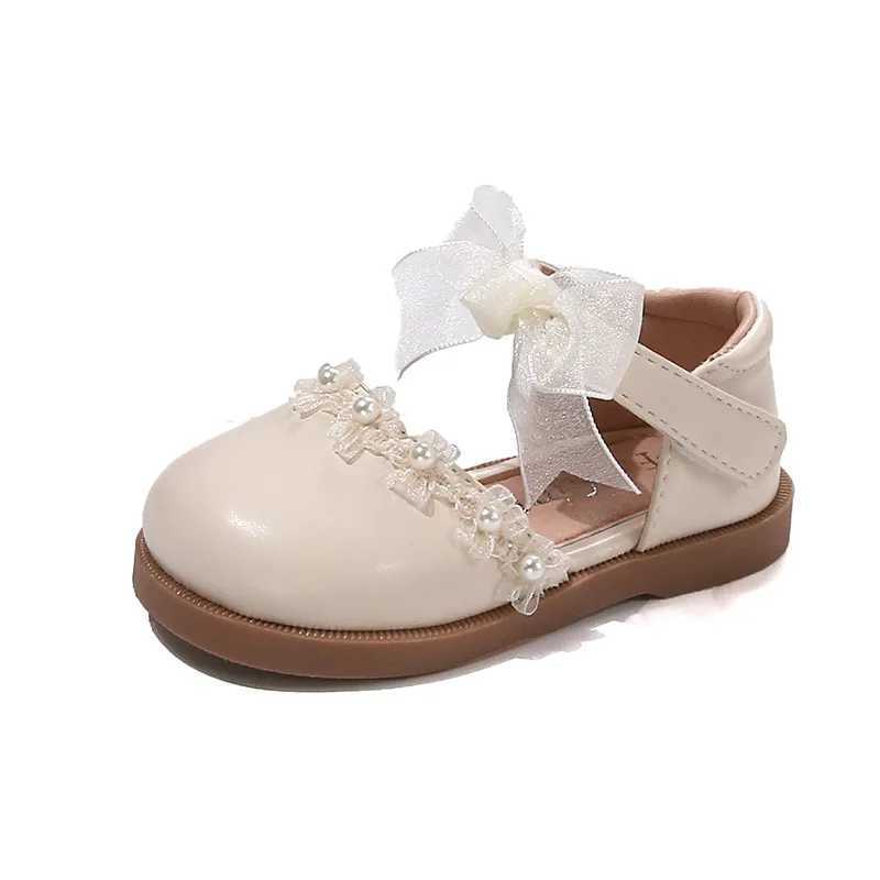 2025 Spring New Children Princess Leather Shoes for Girls Fashion Korean Style Elegant Soft Bottom Anti-slippery Dress Shoes X250220