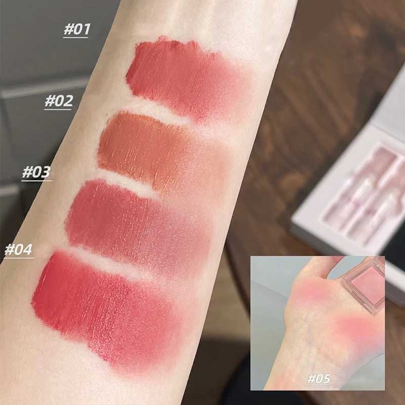 Women Makeup Set Butterfly B Lip Mud Necklace Matte Powder Milk Rubores Rouge Lipstick Gifts Girls Friends Surprise Make UpW250220