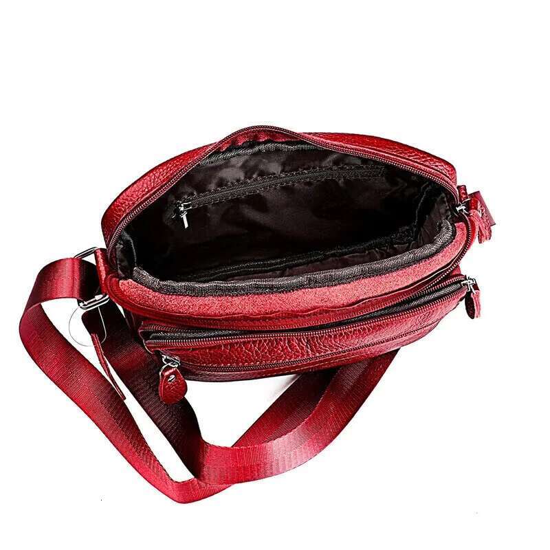 Shoulder Bags Genuine Leather Ladies Crossbody Female Messenger For Women Handbags Square Bag