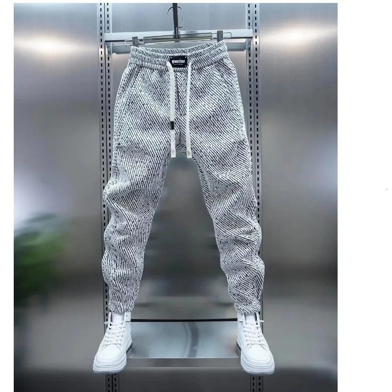 Trousers Man Pants for Men Mens Sweatpants Y2k Clothes Big Size Sport Gym Sports Clothing Winter Workout Baggy Wide 250219