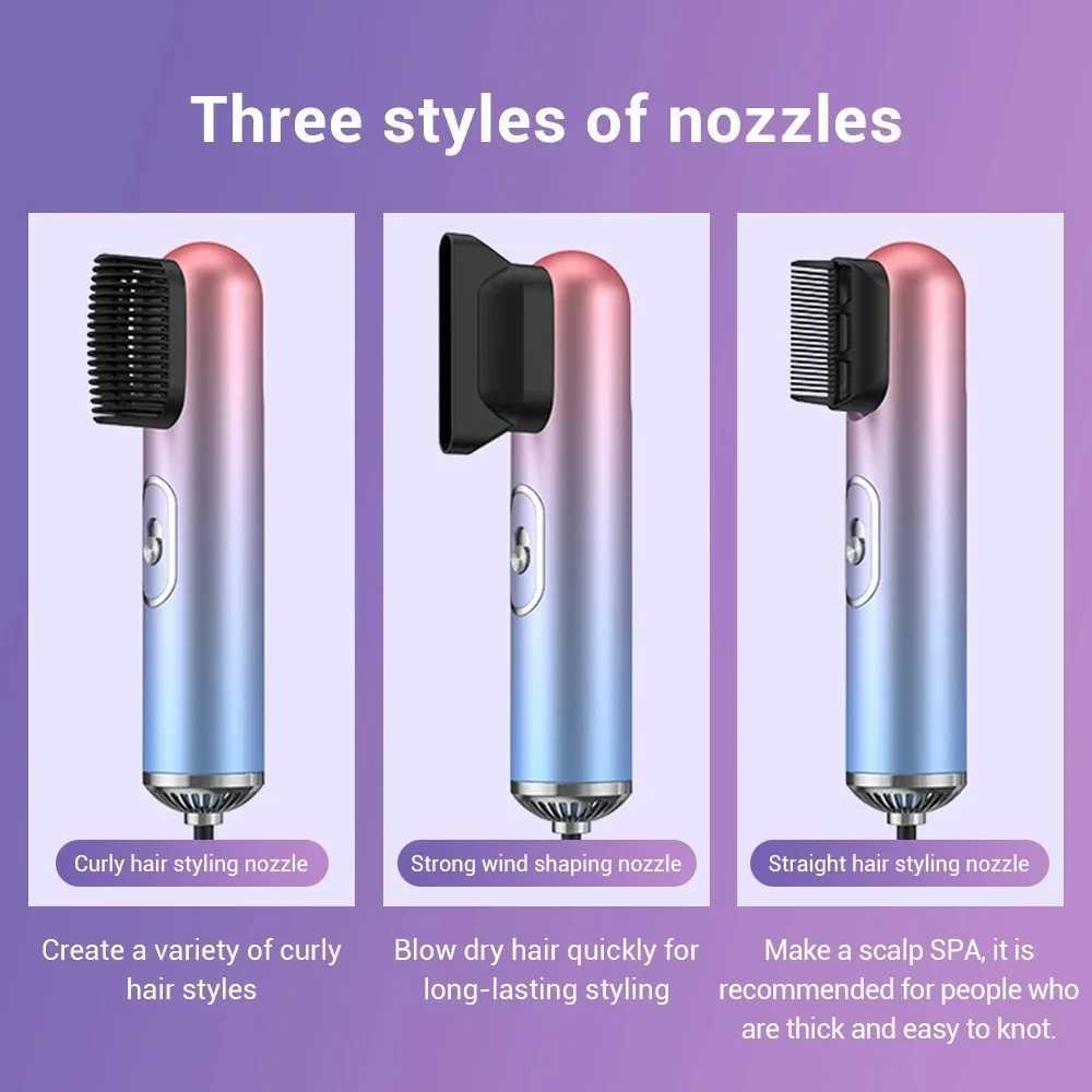 TABELL 3-in- Hair Dryer - Hot/Cold Air Blue Light Negative Ion Professional Styler for Home Salon Travel W250220