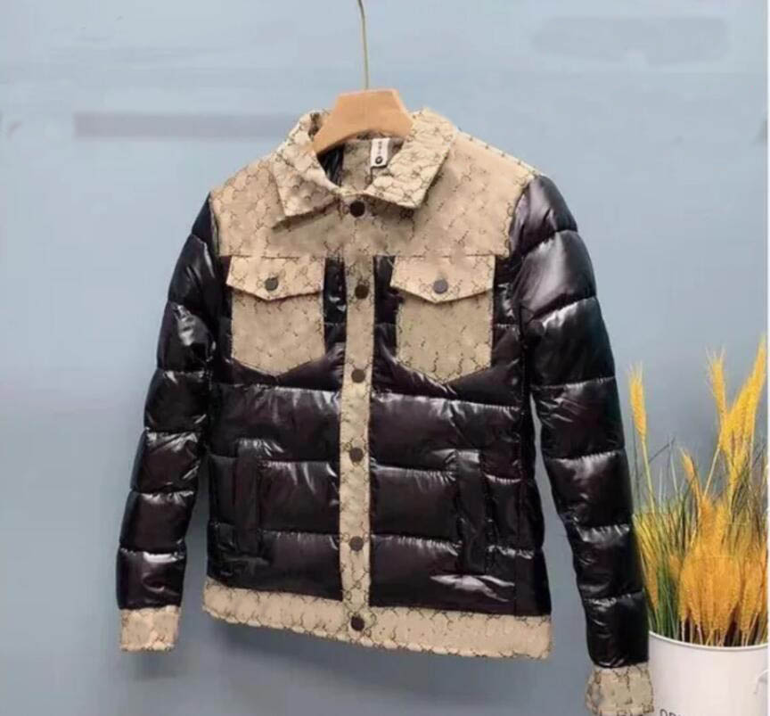 Men's jackets khaki puffer jacket ladies hooded black down luxury casual outdoor Women winter thickened thermal brown designer coat joint style