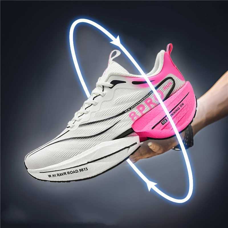 Marathon Men Sports Running Shoes Breathable CarbonPlate Women Comfortable Athletic Nonskid Training Tennis Sneakers Air Cushion Z250225