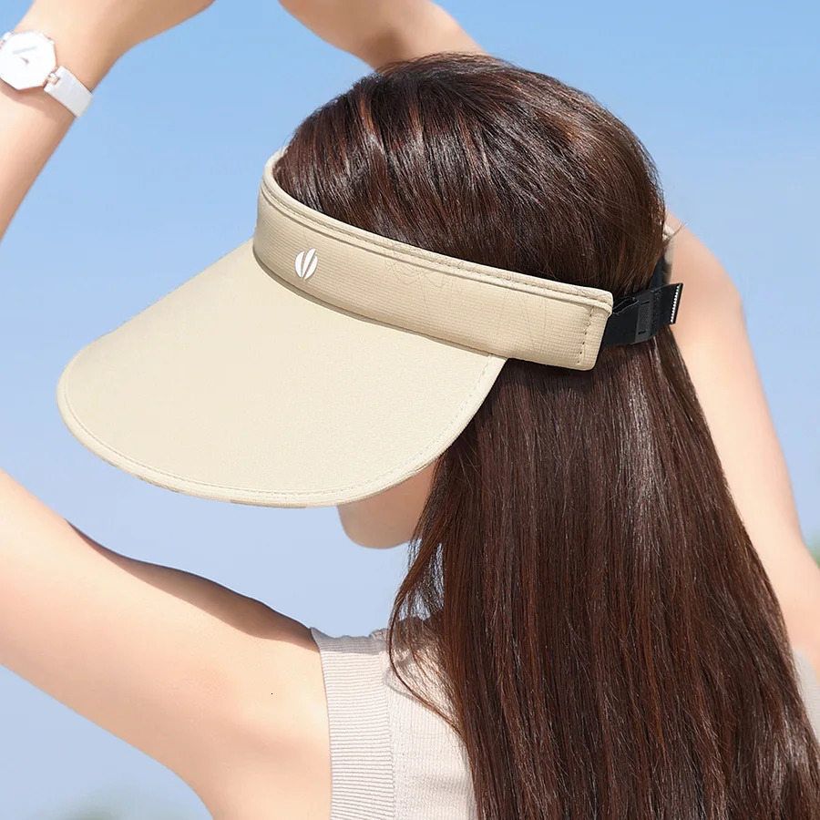 Velvet vinyl hollow cap womens summer large conical folding sun hat outdoor sports face sunshade sun hat UPF50vacation beach 250219