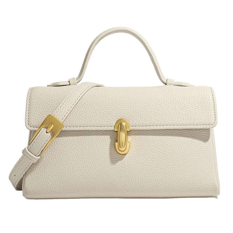 Lychee Pattern Leather Top Handle Satchel Purse For Women 2024 Brand Designer Clutch Handbags High Quality The Tote Bag