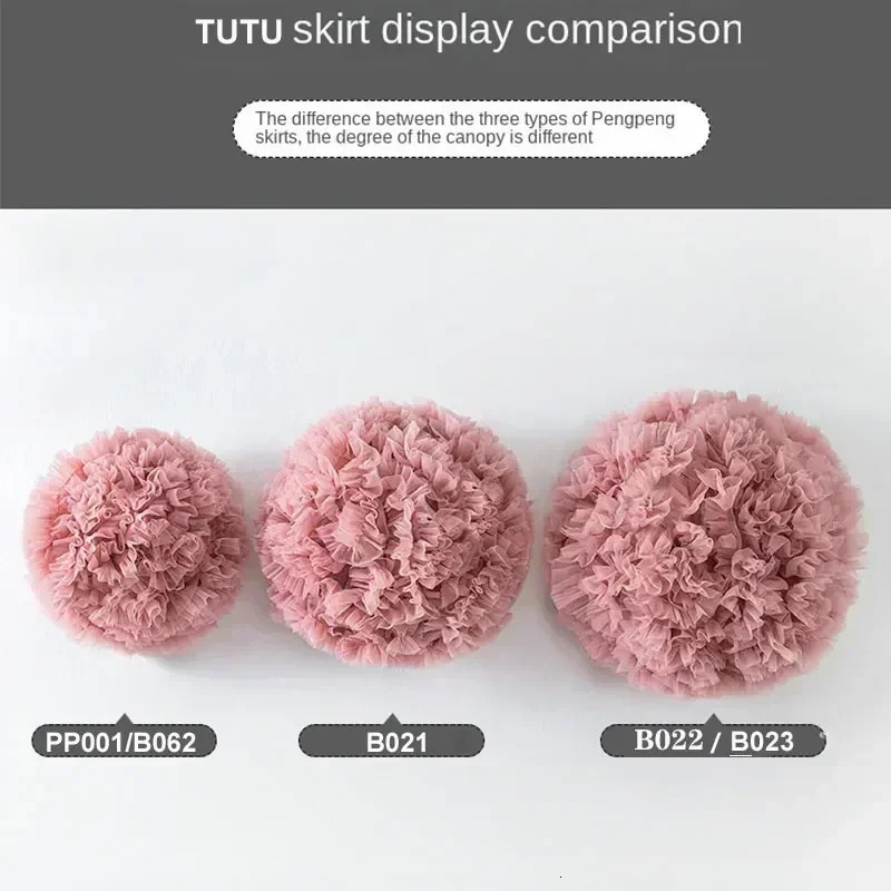 Upgrade Girls Tulle Skirt Baby Children Tutu Pettiskirt Skirt Kids Fluffy Ballet Skirt Party Princess Girl Clothes B022 250220