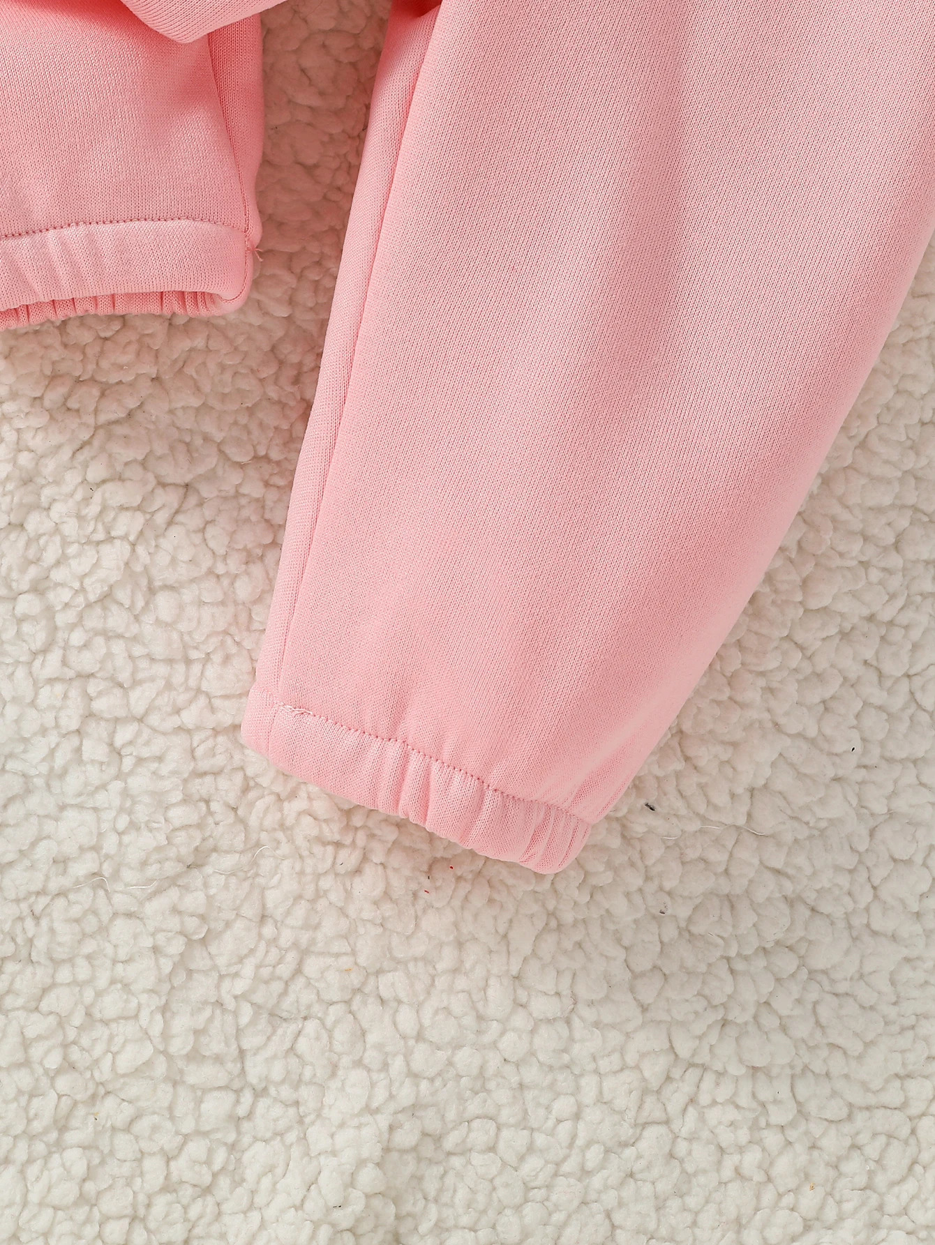 Baby Girl Fall Winter Clothes Solid Color 2 Piece Set Fleece Set Fur Sweasthirt Turtleneck Pants Sportswear For 1-3Y 250220