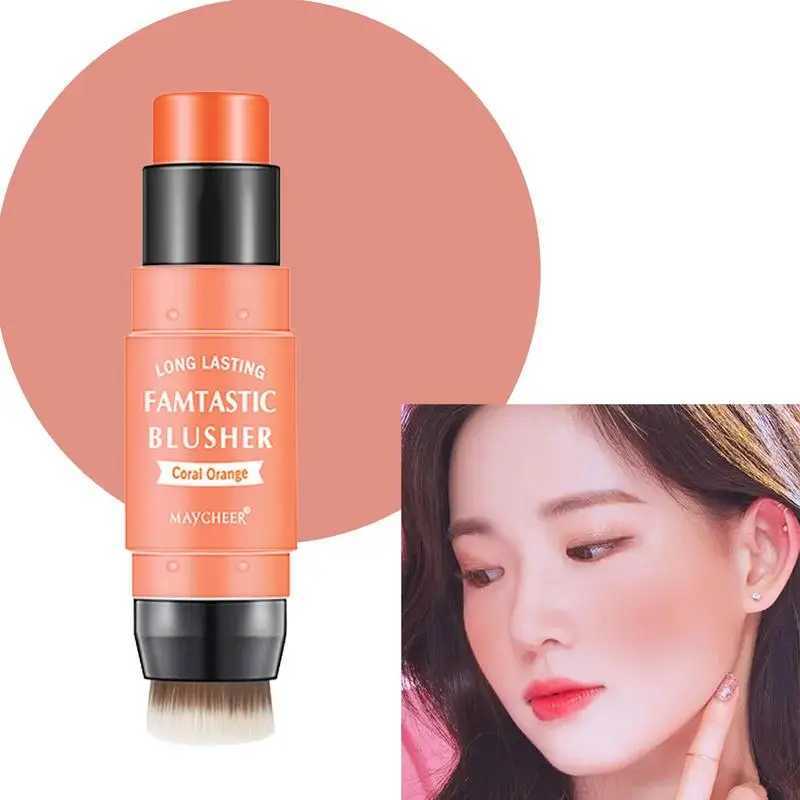Stick For Cheeks Waterproof Makeup With Cream Makeup For All Skin Tones 2 In 1 Double-head And Lipstick Makeup Gift For WomenW250220