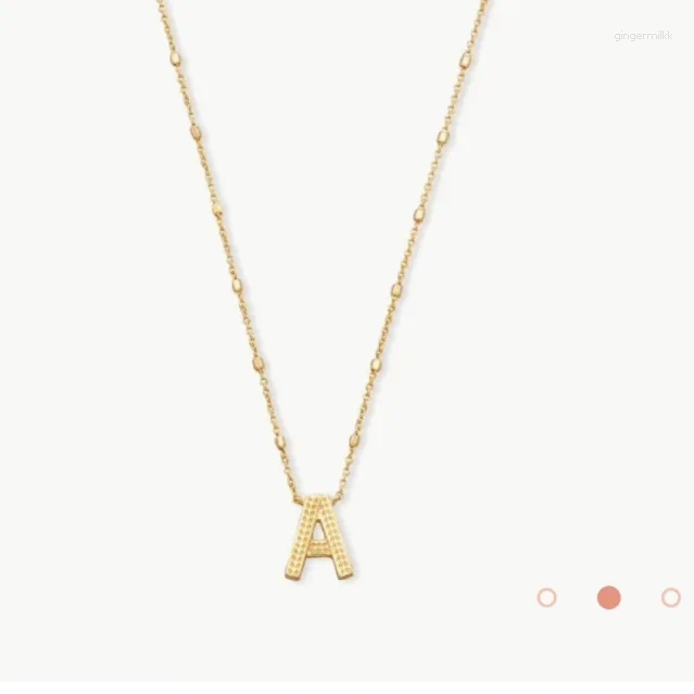 Pendant Necklaces YEEVAA Letters A-Z Necklace For Women Fashion Jewelry Unique Gifts