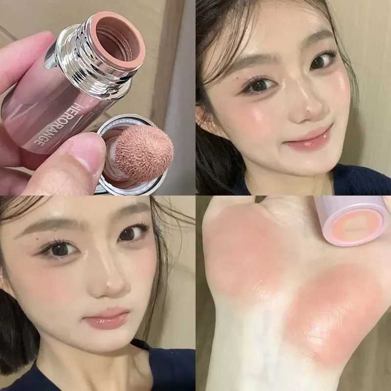 Silver Tube Liquid B Stick Sponge Head Milk Pink Natural Blend Shadow Lips Cheek Brighten Matte Contour Ber Rouge MakeupW250220